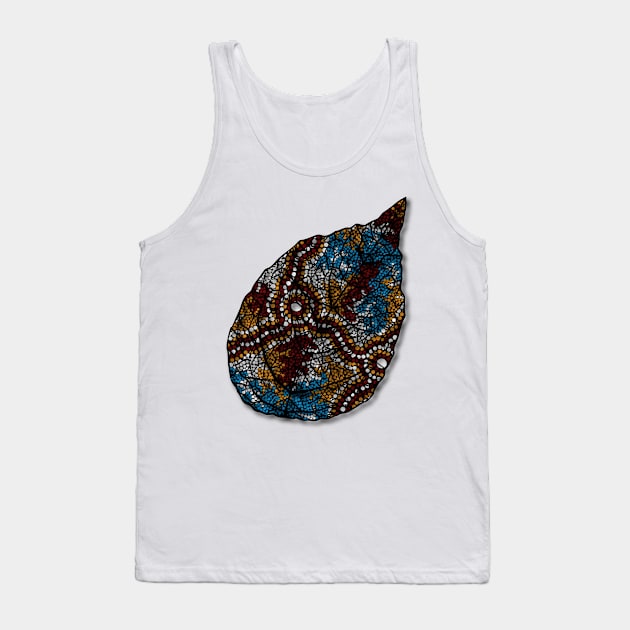 Aboriginal Art - Leaf Tank Top by hogartharts